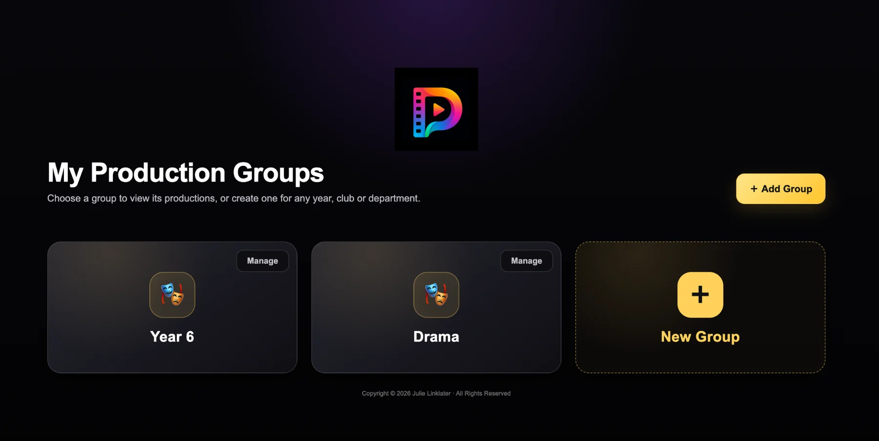 Multiple production groups